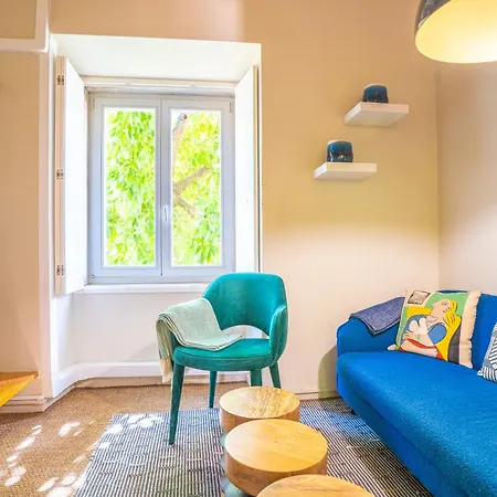 Graça Cozy Blue Loft Authentic Gem Appartement Lisboa
