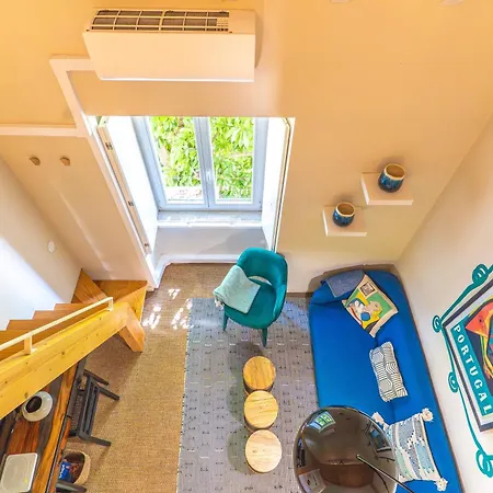 Appartement Graça Cozy Blue Loft Authentic Gem *