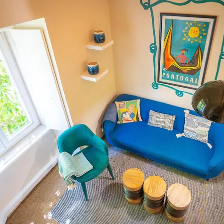 Appartement Graça Cozy Blue Loft Authentic Gem Lisboa